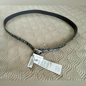 White House Black Market Black and Silver Belt